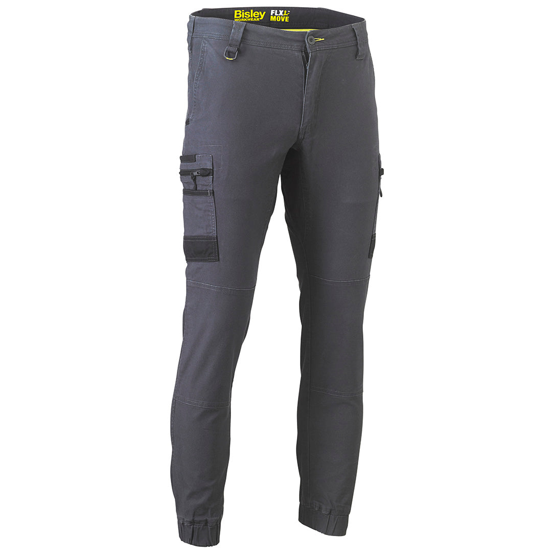 Bisley The Flex and Move Cuffed Cargo Pant | Mens Charcoal Pants