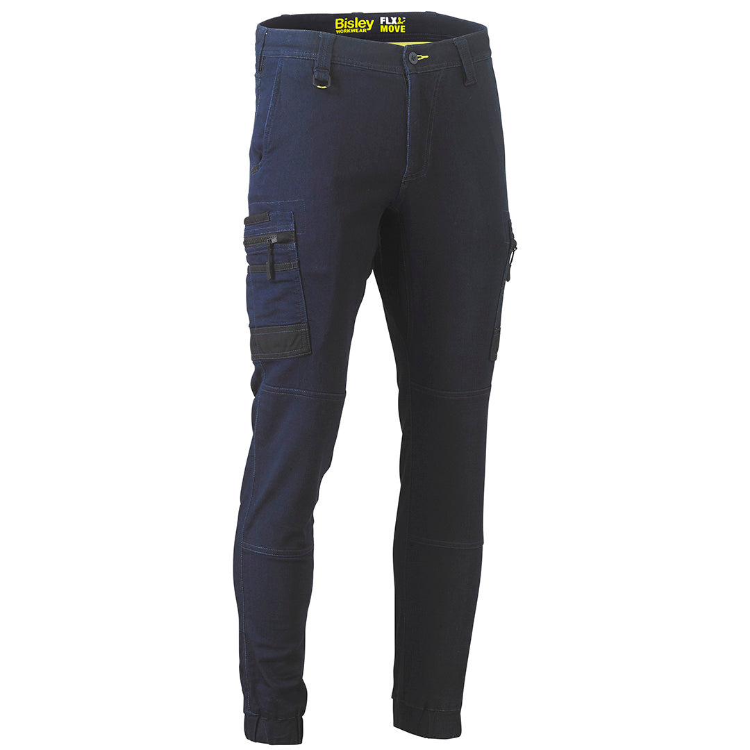 Bisley The Flex and Move Cuffed Cargo Pant | Mens Navy Pants
