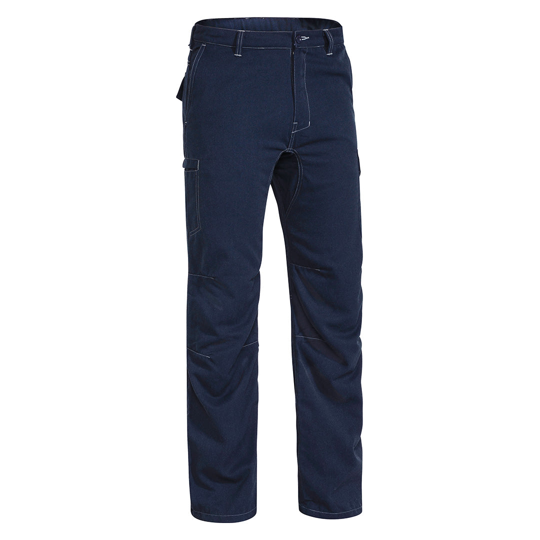 Bisley The Tencate Tecasafe Plus 700 Engineered FR Vented Cargo Pant | Mens Navy Work Safety Protective Gear