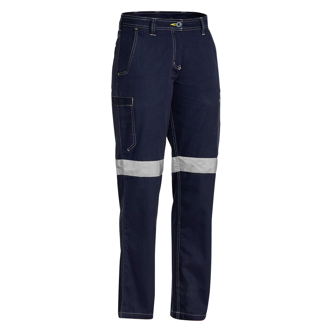 Bisley The Taped Cool Vented Lightweight Pant | Ladies Navy Pants