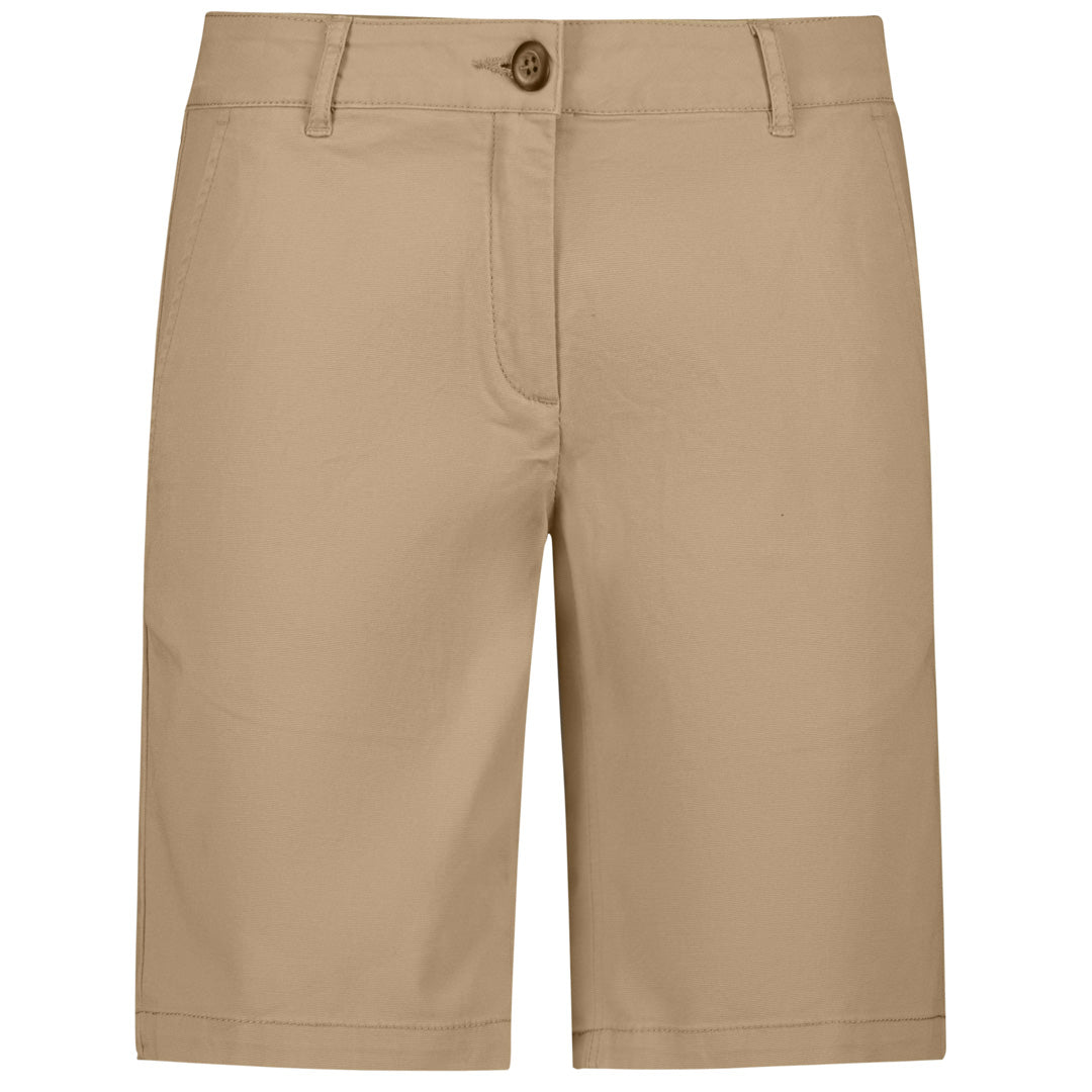 Biz Collection The Lawson Chino Short | Ladies Dark Stone Shorts