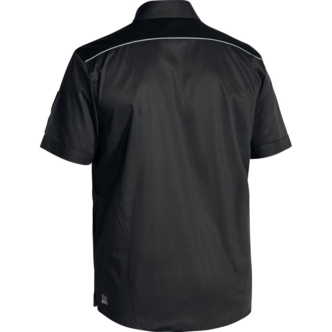 Bisley The Flex and Move Mechanical Stretch Shirt | Short Sleeve | Mens Shirts & Tops