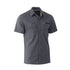Bisley The Flex and Move Utility Shirt | Short Sleeve | Mens Charcoal Shirts & Tops