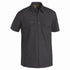 Bisley The X Airflow Rip Stop Shirt | Short Sleeve | Mens Charcoal Shirts & Tops