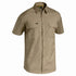 Bisley The X Airflow Rip Stop Shirt | Short Sleeve | Mens Khaki Shirts & Tops
