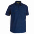 Bisley The X Airflow Rip Stop Shirt | Short Sleeve | Mens Navy Shirts & Tops