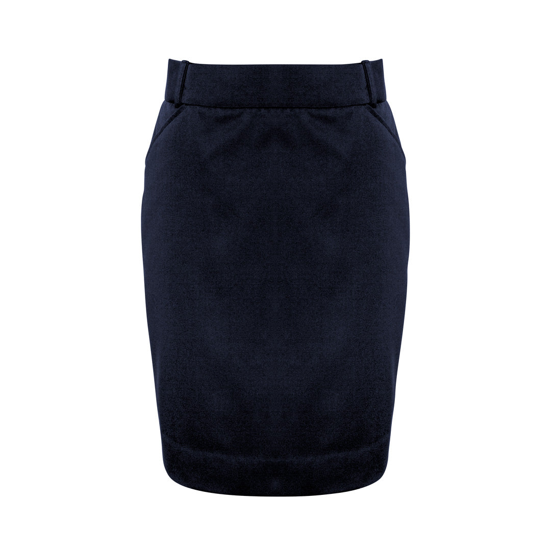 Biz Collection The Detroit Skirt | Ladies Navy Skirts