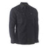 Bisley The Flex and Move Utility Shirt | Long Sleeve | Mens Black Shirts & Tops