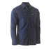 Bisley The Flex and Move Utility Shirt | Long Sleeve | Mens Navy Shirts & Tops