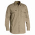 Bisley The X Airflow Rip Stop Shirt | Long Sleeve | Mens Khaki Shirts & Tops