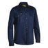 Bisley The Original Cotton Drill Shirt | Long Sleeve | Mens Navy Shirts & Tops
