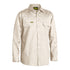 Bisley The Cool Lightweight Drill Shirt | Long Sleeve | Mens Sand Shirts & Tops