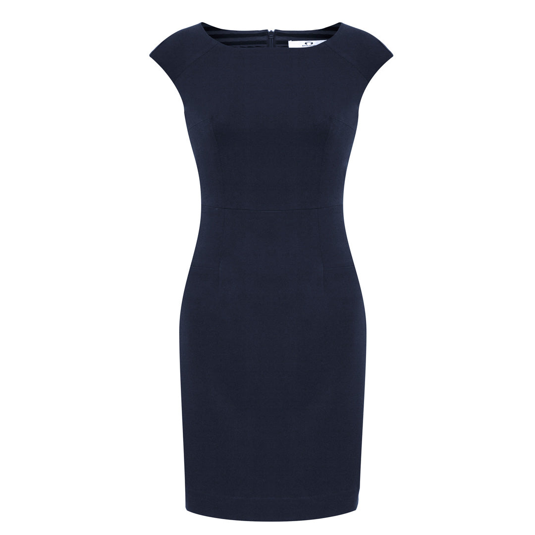 Biz Collection The Audrey Dress | Cap Sleeve Navy Dresses
