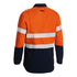 Bisley The Tencate Tecasafe Plus 700 Taped FR Vented Shirt | Hi Vis | Long Sleeve | Mens Work Safety Protective Gear