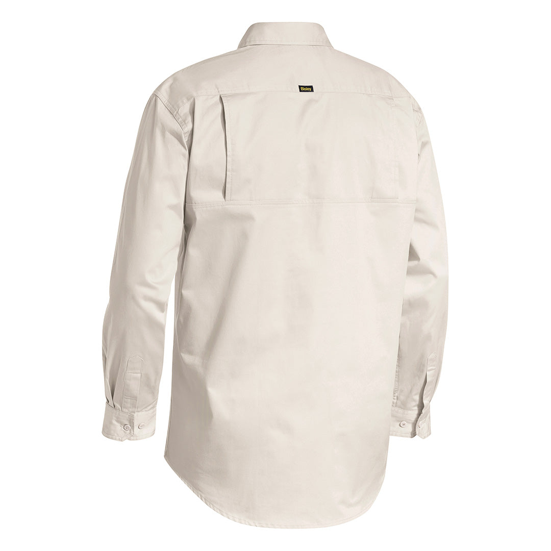 Bisley The Cool Lightweight Closed Front Drill Shirt | Long Sleeve | Mens Shirts & Tops