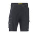 Bisley The Flex and Move Utility Zip Cargo Short | Mens Black Shorts
