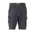 Bisley The Flex and Move Utility Zip Cargo Short | Mens Charcoal Shorts