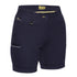 Bisley The Stretch Cotton Drill Short | Ladies Navy Shorts