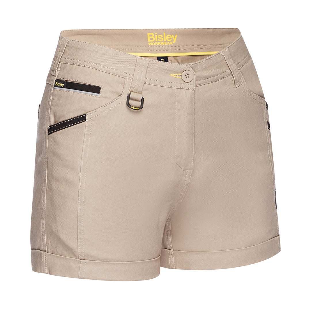 Bisley The Flex and Move Short | Ladies Stone Shorts