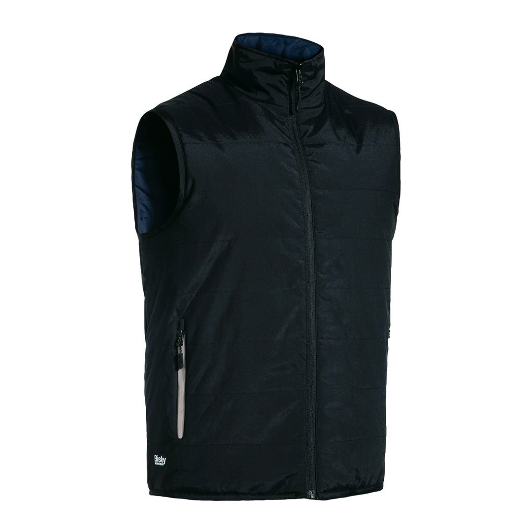 Bisley The Reversible Puffer Vest | Mens Black Vests