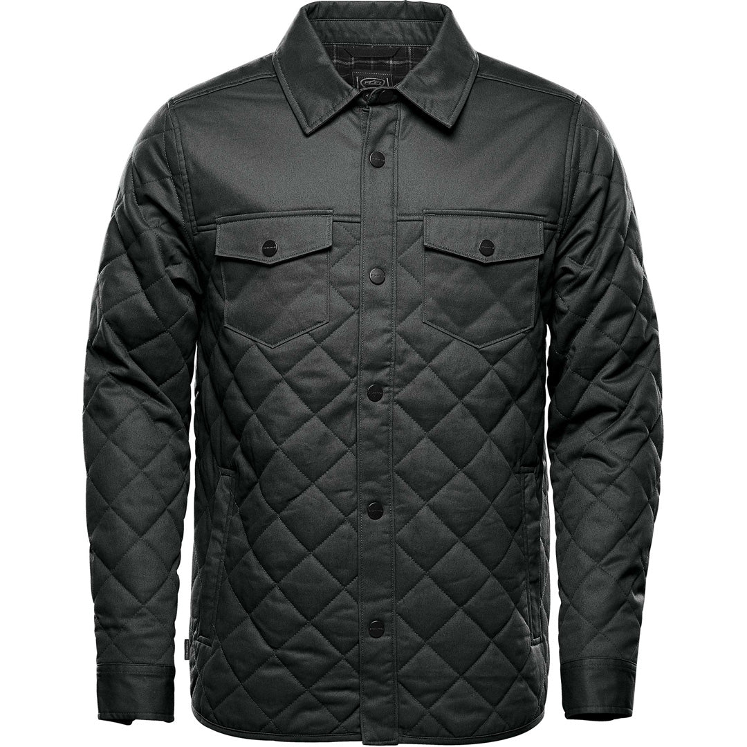 Stormtech The Bushwick Quilted Jacket | Mens Graphite Coats & Jackets