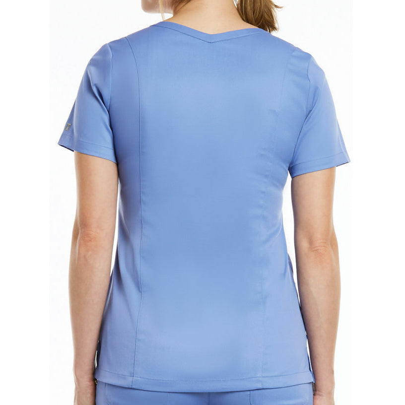 Maevn The Matrix Double V Neck Top | Ladies Scrubs