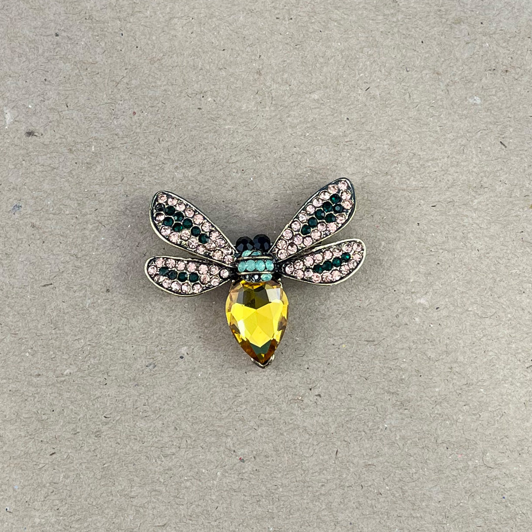 House of Uniforms Bee Beatris | Brooch Yellow Brooches & Lapel Pins