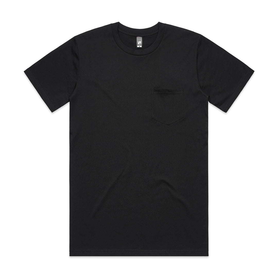 AS Colour The Classic Pocket Tee | Short Sleeve | Mens Black Shirts & Tops