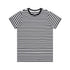 AS Colour The Maple Stripe Tee | Ladies Black/White Shirts & Tops