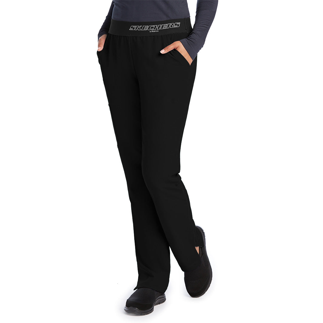 Skechers by Barco The Vitality Breeze Scrub Pant | Ladies | Regular | Skechers Black Scrubs