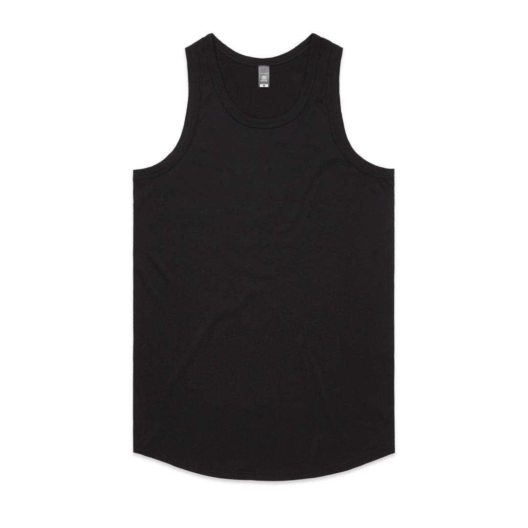 AS Colour The Authentic Singlet | Mens Black Shirts & Tops