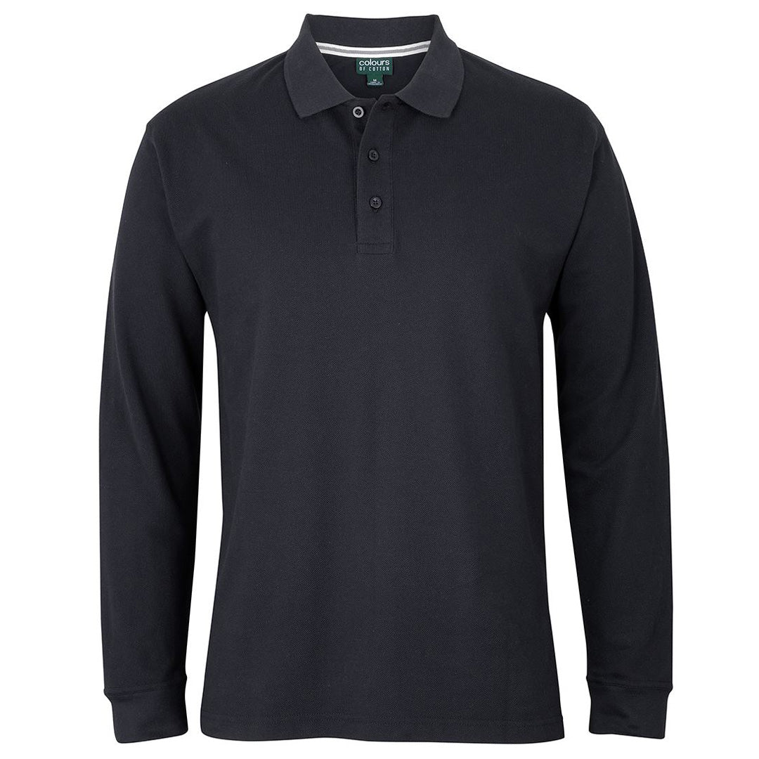Jbs Wear The C of C Pique Polo | Long Sleeve | Adults Black Shirts & Tops