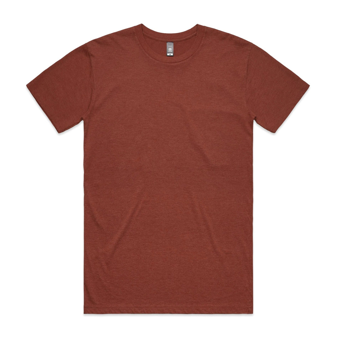AS Colour The Staple Marle Tee | Mens | Short Sleeve Brick Marle Shirts & Tops