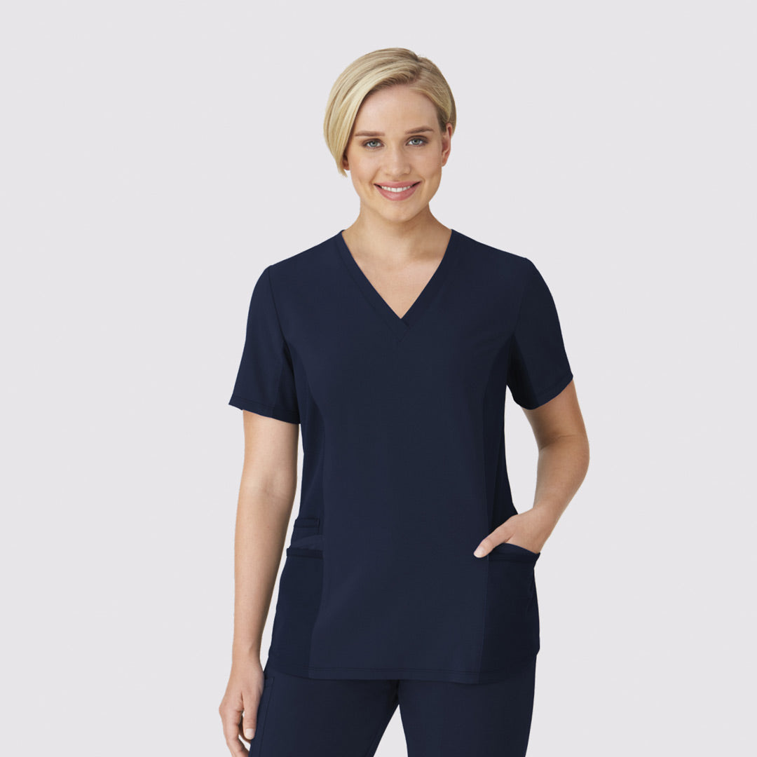 City Collection The City Active Scrub Top | Ladies Scrubs