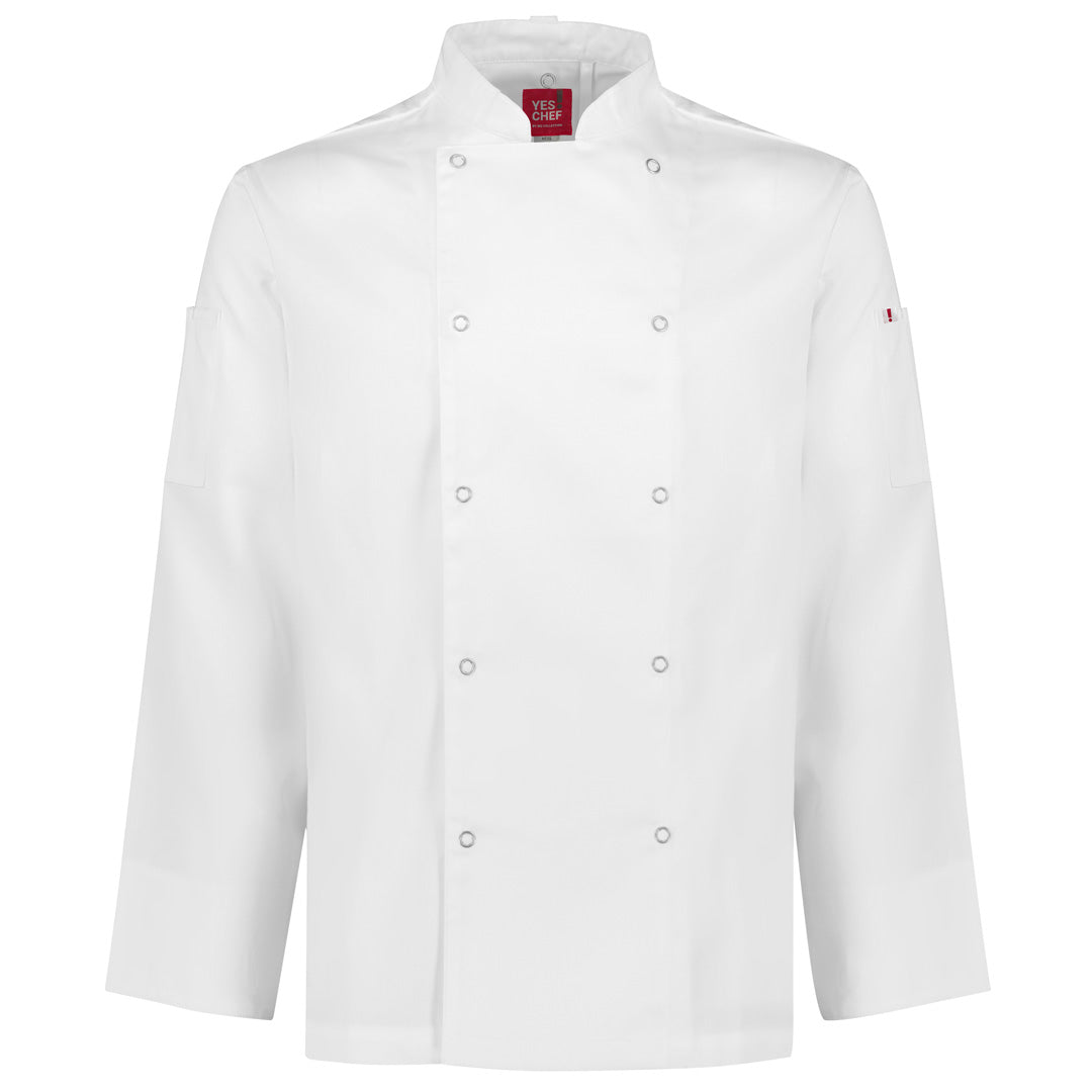 Yes! Chef The Zest Chefs Jacket | Short & Long Sleeve | Mens White Chef's Jackets