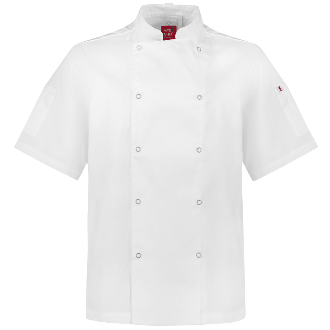 Yes! Chef The Zest Chefs Jacket | Short & Long Sleeve | Mens White Chef's Jackets