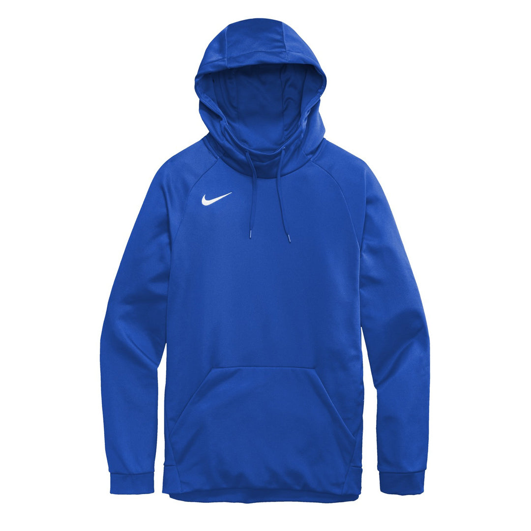 Nike The Therma Fit Fleece Pullover Hoodie | Mens Royal Outerwear