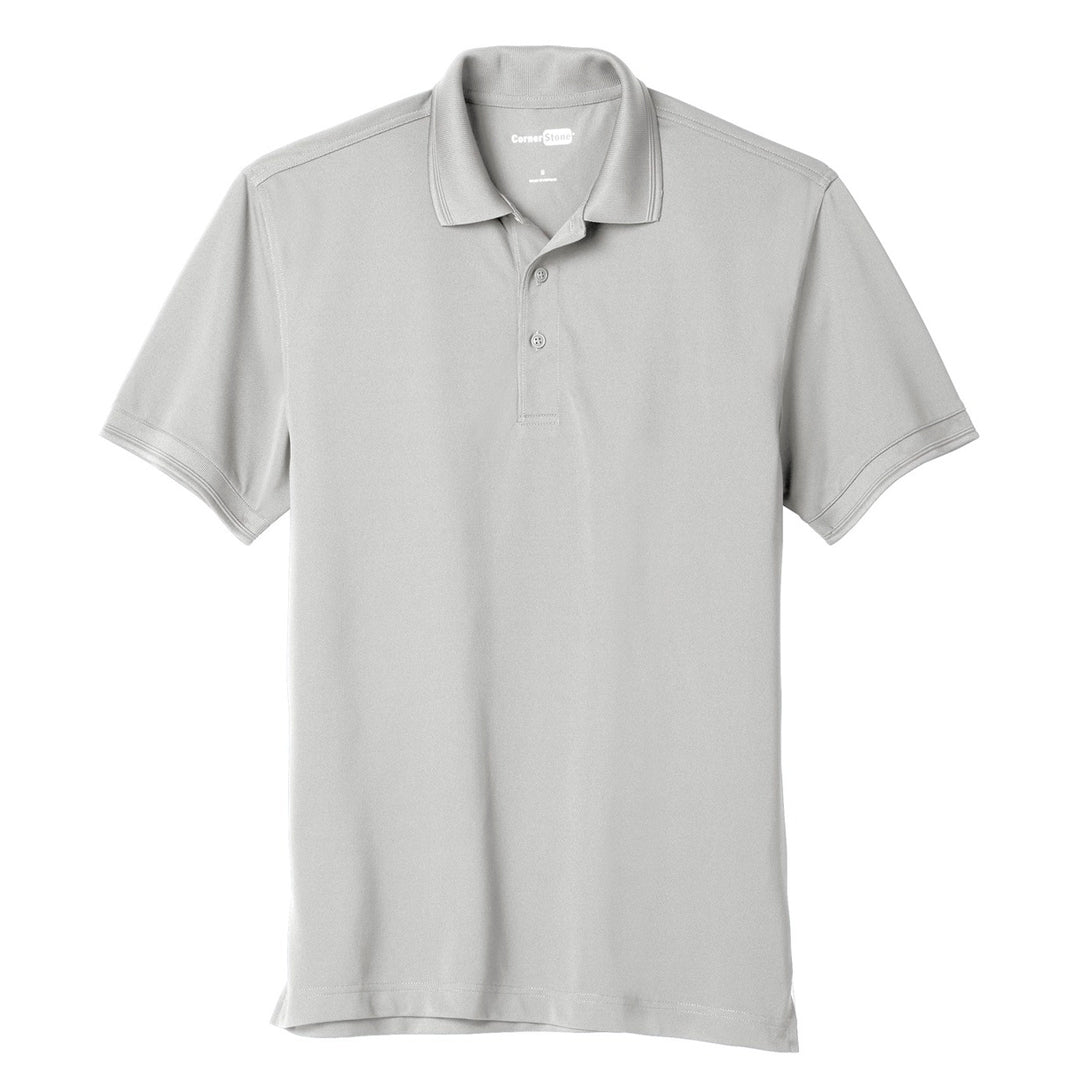 Corner Stone The Industrial Snag Proof Pique Polo | Mens | Short Sleeve Light Grey Shirts & Tops