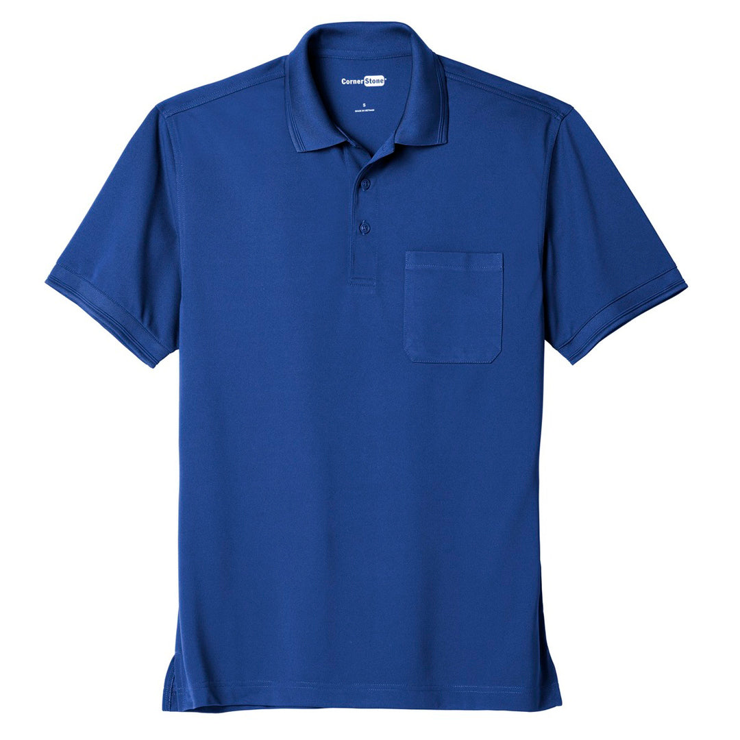 Corner Stone The Industrial Snag Proof Pocket Polo | Mens | Short Sleeve Royal Shirts & Tops