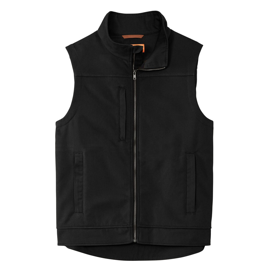 Corner Stone The Duck Bonded Soft Shell Vest | Mens Black Outerwear