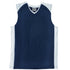 Bocini The Contrast Basketball Singlet | Mens Navy/White Basketball Uniforms