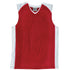 Bocini The Contrast Basketball Singlet | Mens Red/White Basketball Uniforms