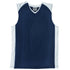 Bocini The Contrast Basketball Singlet | Kids Navy/White Basketball Uniforms