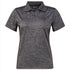 Identitee The Bailey Polo | Ladies Charcoal Marle Shirts & Tops