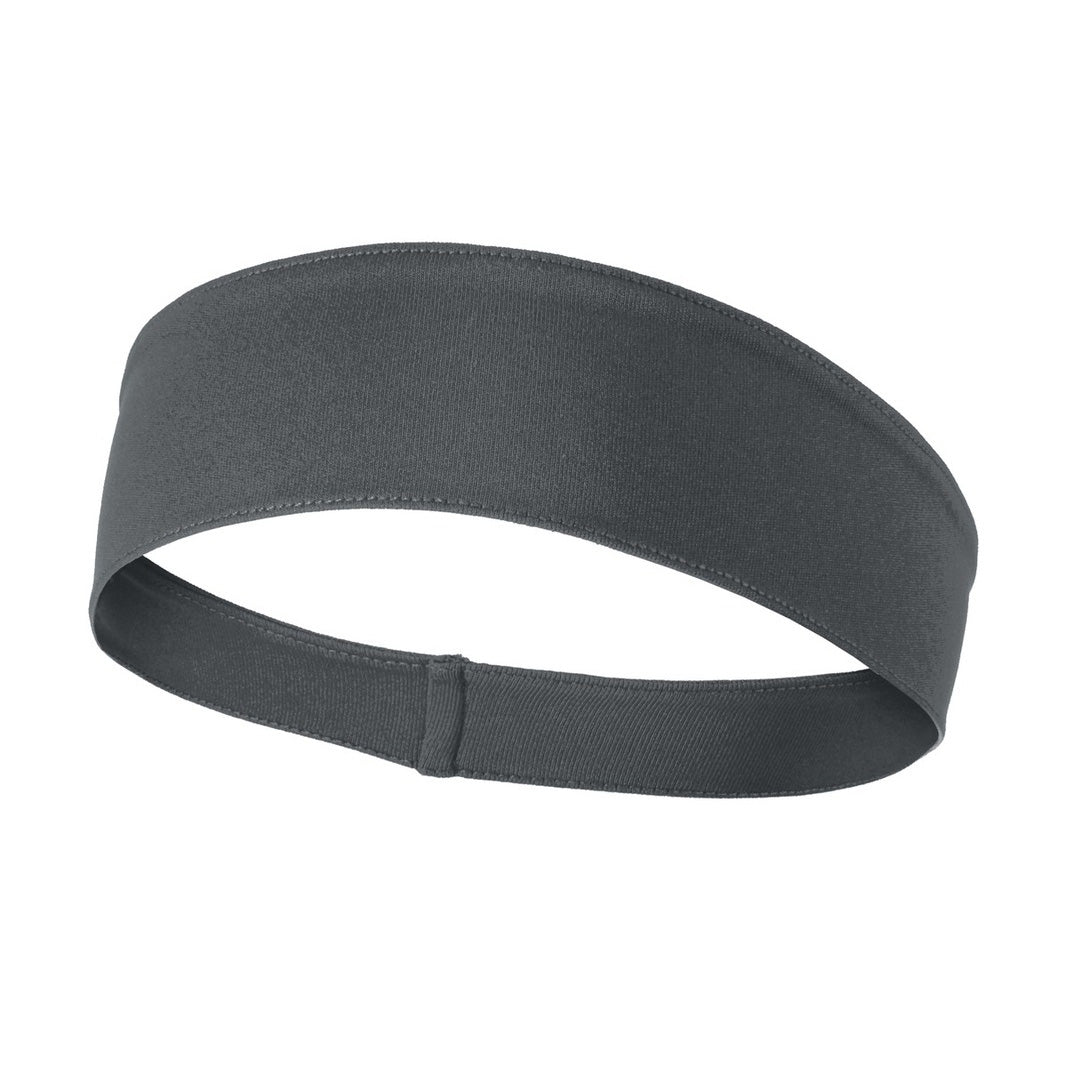 Sport-Tek The Competitor Headband | Adults Charcoal Headbands