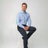 City Collection The Pin Feather Shirt | Mens | Long Sleeve Shirts & Tops