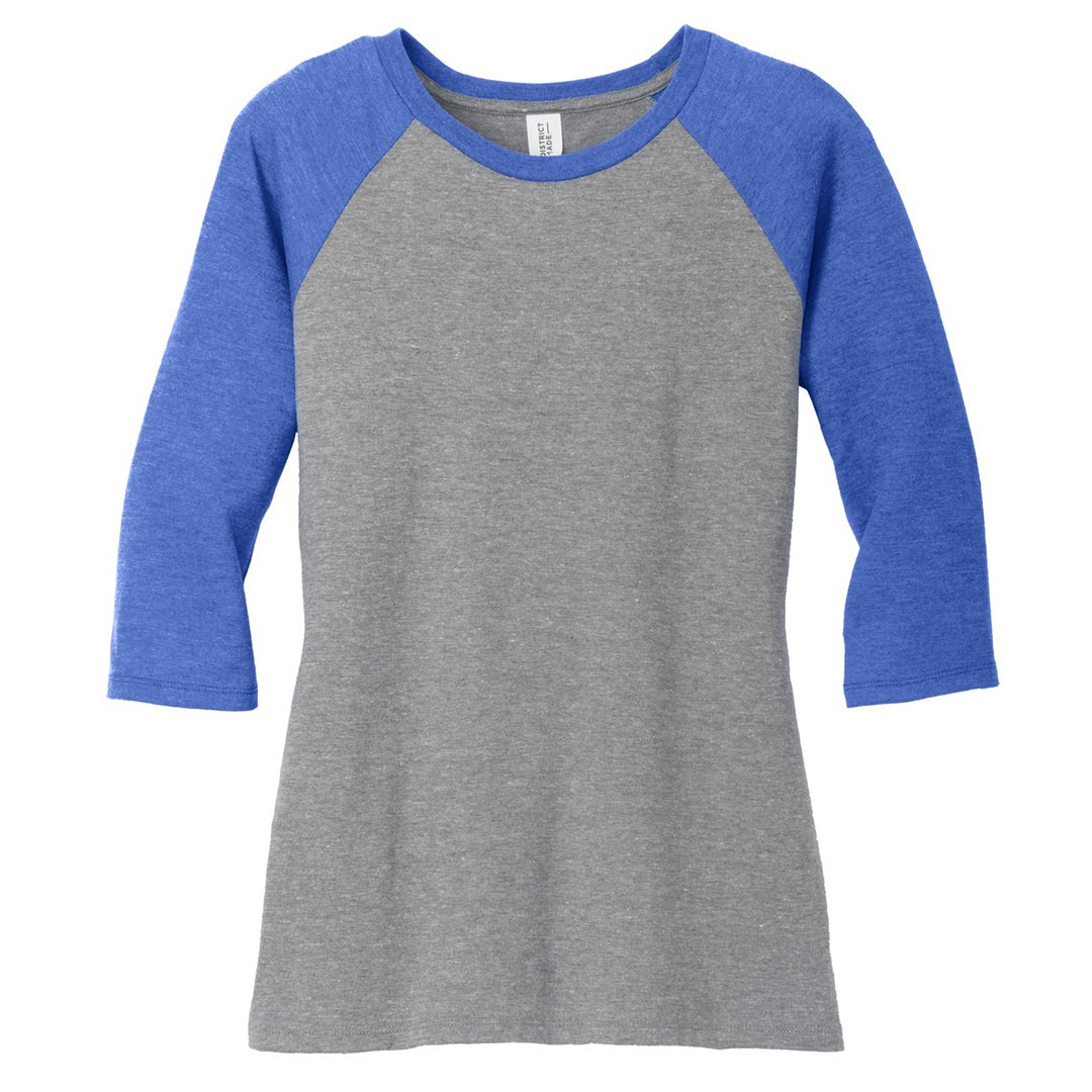 District The Tri Blend 3/4 Sleeve Tee | Ladies Shirts & Tops