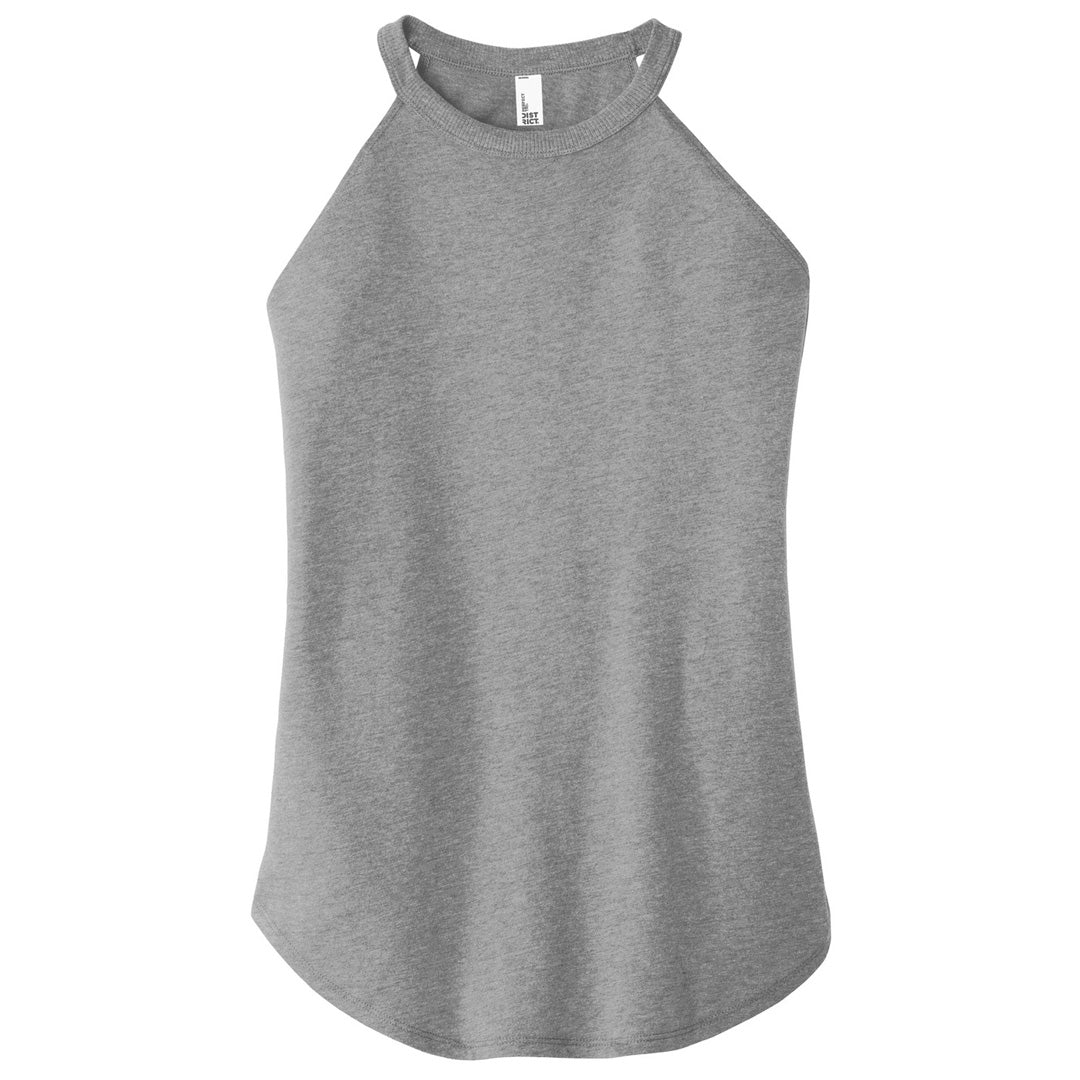 District The Rocker Tank | Ladies Grey Marle Shirts & Tops