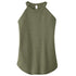 District The Rocker Tank | Ladies Military Green Marle Shirts & Tops