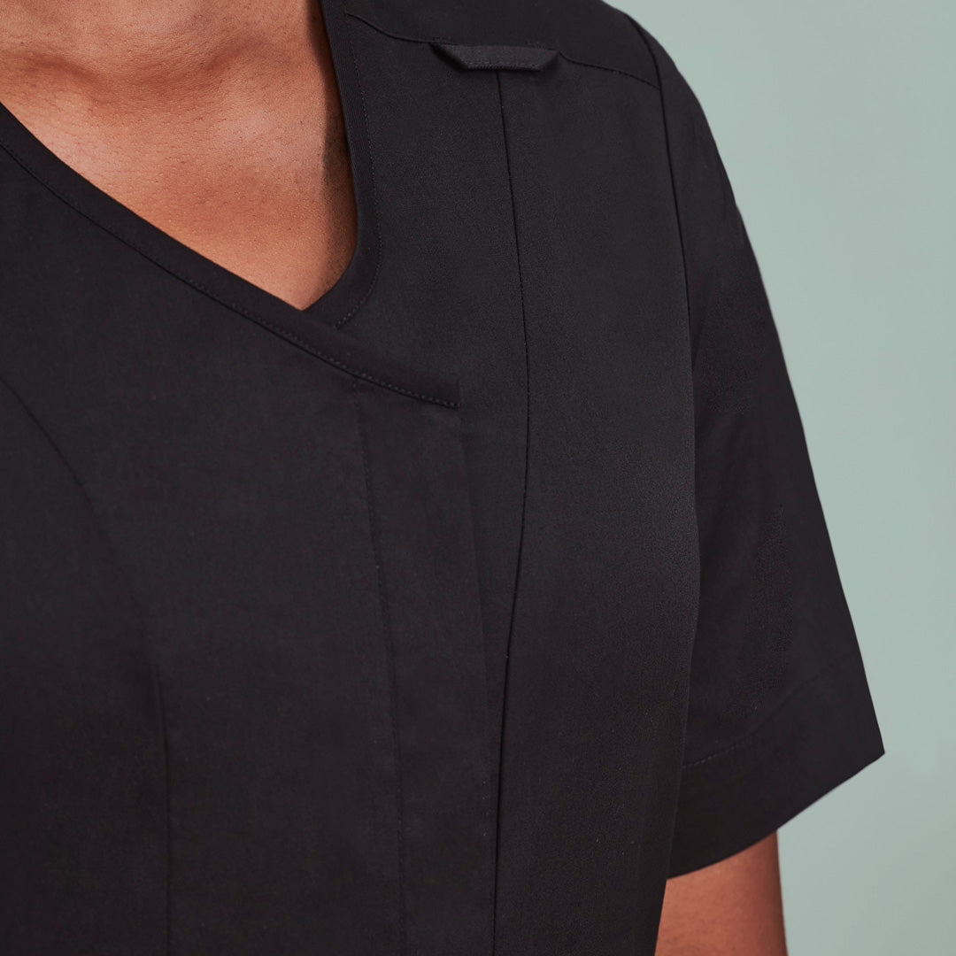 Biz Care The Parks Zip Front Scrub Top | Ladies Scrubs